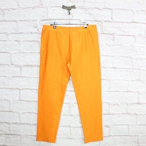 Vintage Russel Athletic Womens Orange Nylon Spandex Pants Size XL
